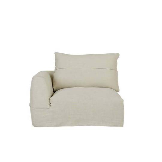 Cove Seamed 1 Seater Left Sofa image 0