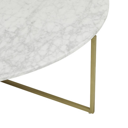 Elle Luxe Marble Round Coffee Tables image 4