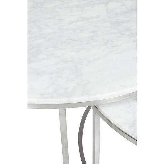 Elle Round Marble Nest Coffee Tables image 8