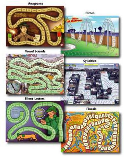 6 Spelling Board Games - Level 2