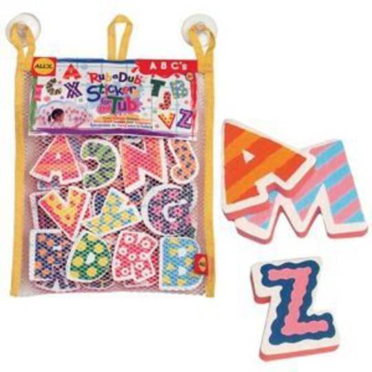 Bathtub Stickers - ABC