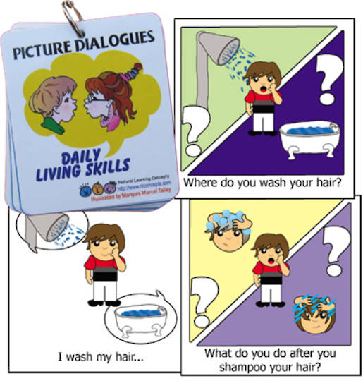 Conversations in Pictures - Daily living skills