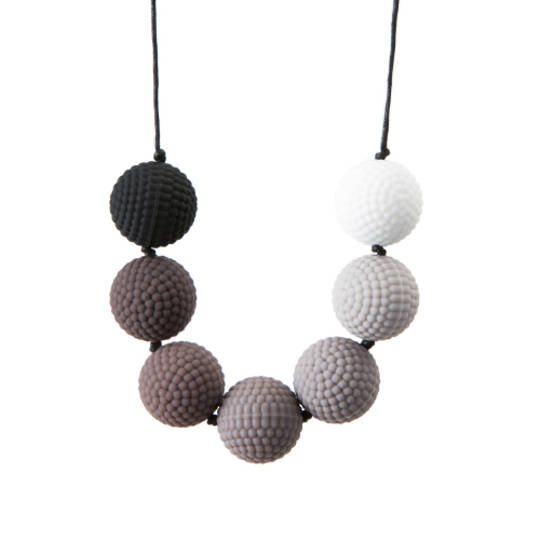 Chewigem Necklace - Berries Monochrome