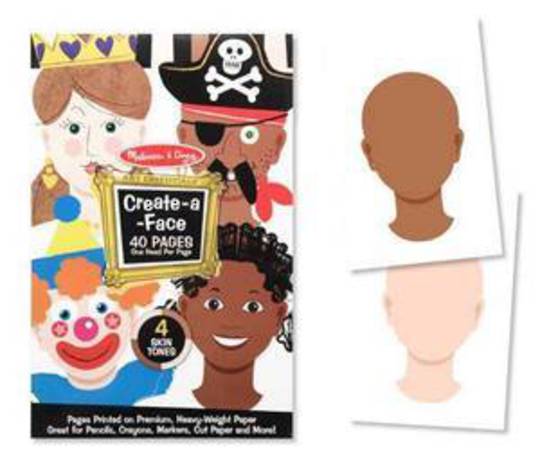 Create-a-face pad