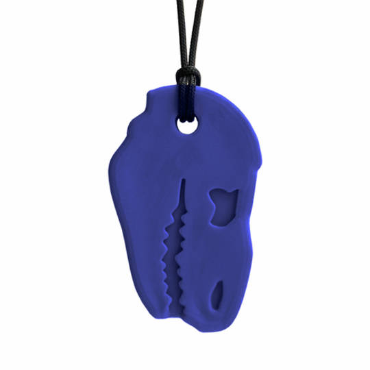 Dino Bite™ Chew Necklace (Dark Blue Standard )