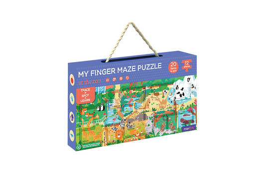 Sensory Finger Maze & Puzzle - At the Zoo