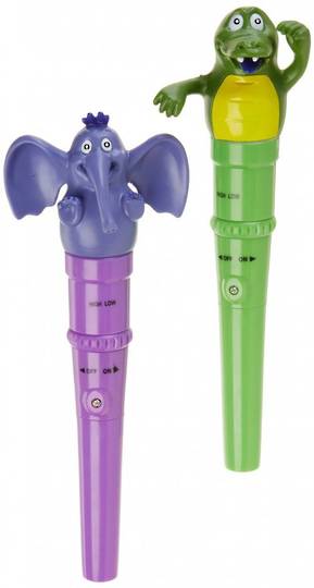 Jigglers Massager Elephant and Gator Chewable Oral Massager