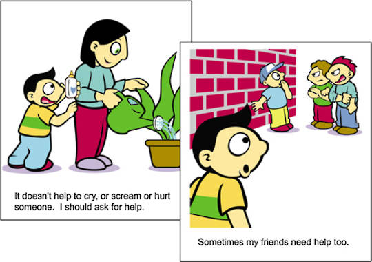 Now I get it! I don't understand, Getting help, giving help