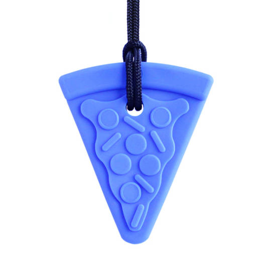 Pizza Chew Necklace - Royal Blue (Toughest)