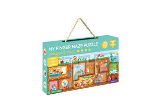 Sensory Finger Maze & Puzzle - Underground Houses