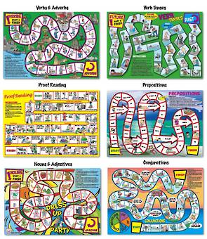 6 Language Development Board Games