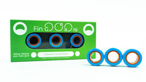 Fingears Blue Orange Small