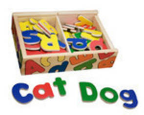 Magnetic Wooden Alphabet