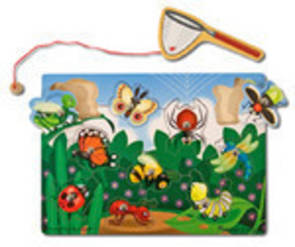 Magnetic Bug Catching Game
