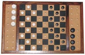 Checkers Set, Classic (Tactile)