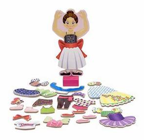 Nina Ballerina Magnetic Dress Up Doll