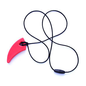 Saber Tooth Chewelry Necklace (Magenta) Soft