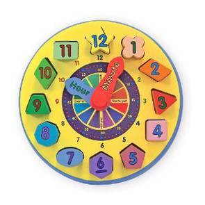 Shape Sorting Clock