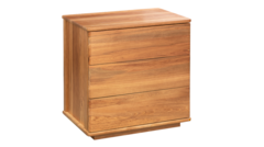 Solaris 3 drawer bedside cabinet
