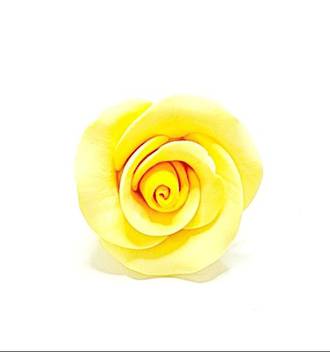 Icing Yellow Roses 30mm, box of 52