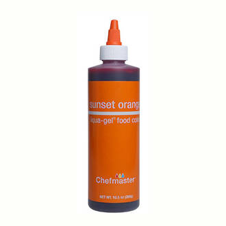 Chefmaster Liquid Colour Sunset Orange 10.5oz