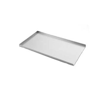 Aluminium Tray, 3-sided, 406x736x25mm (16"x29" 1.6mm thick)