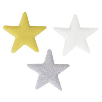 Shimmer Stars Assortment Decons - 22mm (216)