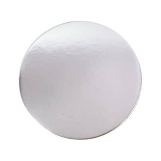 150mm or 6" Round 4mm Cake Card Silver
