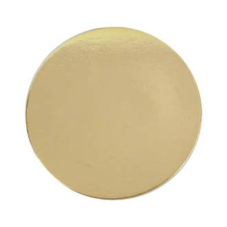 200mm or 8" Round 4mm Cake Card Gold