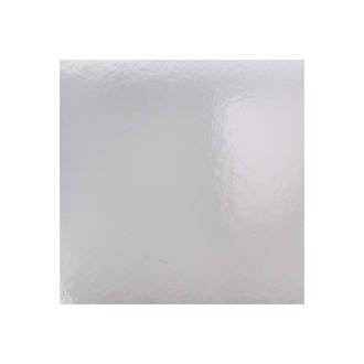 225mm or 9" Square 4mm Cake Card Silver