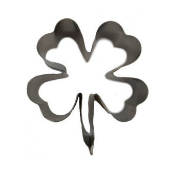 Shamrock Cookie Cutter 4 leaf 70mm