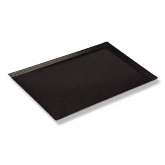 Aluminium Baking Tray, Plain 4 sided Teflon- 740x460x25mm (29x18) - 2 LEFT