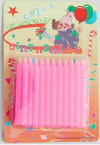 Candle Twist Light Pink (24)