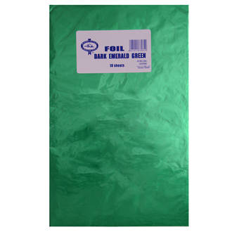 Confectionary Foil - Emerald 10 Pack