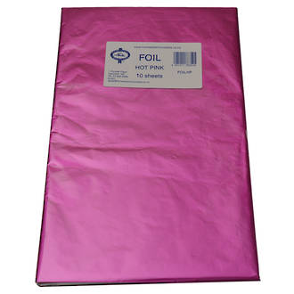 Confectionary Foil - Hot Pink 10 Pack