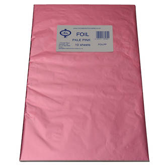 Confectionary Foil - Pale Pink 10 Pack