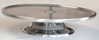 Stainless Steel Display Cake stand 300mm diameter, 170mm high