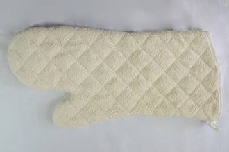 Oven Mitts Tery cloth (pair) 430mm long