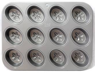 Friand Pan, Star Design 75mm x 35mm (12cup)