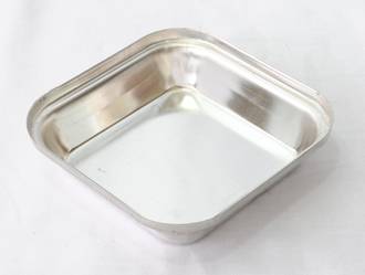 Palletized Pie Tins, (24) Square tins 108x27mm, Tray size 720x460mm