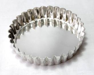 Palletized Quiche Tins (15) per tray Tin 120x25mm