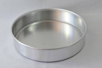 Round Aluminium Cake Pan 250x70mm, Solid base (10)