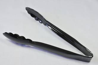 Black 24cm Tongs, Easy clean