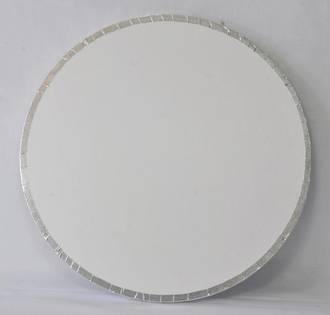 Polystyrene Cake Board, Round, Taped Edge, 10" (250mm)