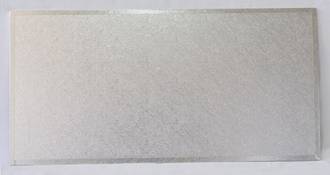 Rectangle MDF Board, 20" x 14", Silver