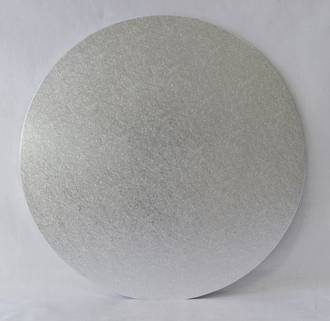 Round 6" MDF Board, Silver
