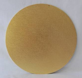 Round 15" MDF Board, Gold