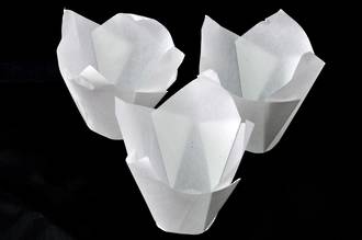 White Folded Cups 110x30mm (200)