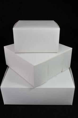 Cake boxes 8 x 8 x 4 inch, 203 x 203 x 102mm, Bundles of 100