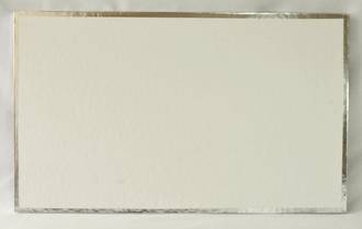 Oblong, White Polystyrene Board 29" x 16", 14mm thick